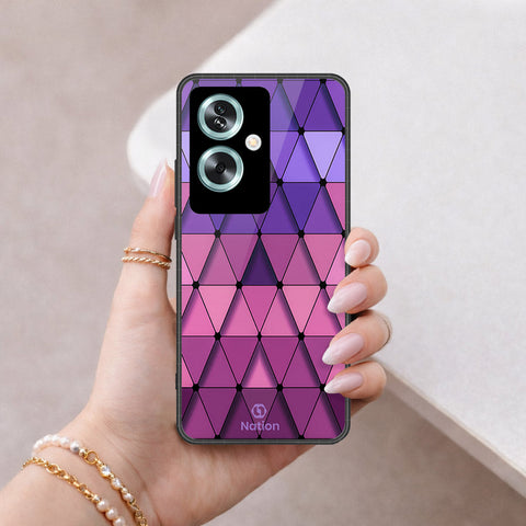 Oppo A79 Cover - ONation Pyramid Series - HQ Premium Shine Durable Shatterproof Case
