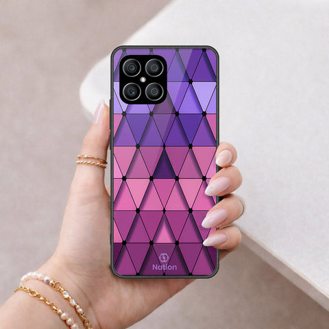 Honor X8 Cover - ONation Pyramid Series - HQ Premium Shine Durable Shatterproof Case