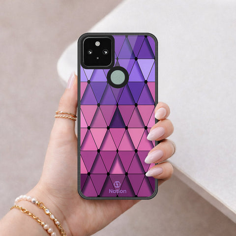 Google Pixel 5 Cover - ONation Pyramid Series - HQ Premium Shine Durable Shatterproof Case