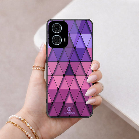 Motorola Moto G24 Power Cover - ONation Pyramid Series - HQ Premium Shine Durable Shatterproof Case