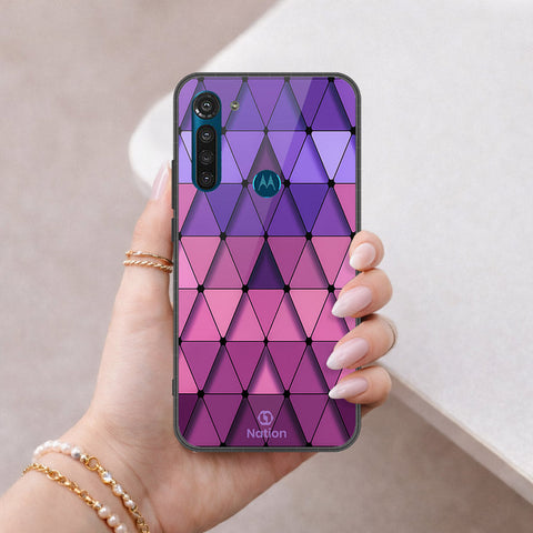 Motorola Moto G8 Power Cover - ONation Pyramid Series - HQ Premium Shine Durable Shatterproof Case