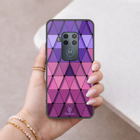 Motorola One Zoom Cover - ONation Pyramid Series - HQ Premium Shine Durable Shatterproof Case