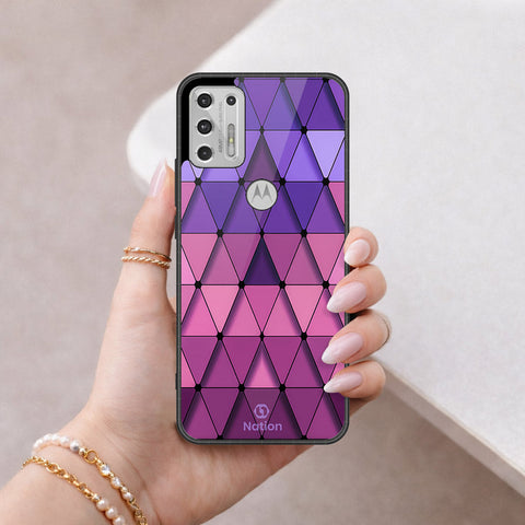 Motorola Moto G Stylus 5G 2021 Cover - ONation Pyramid Series - HQ Premium Shine Durable Shatterproof Case
