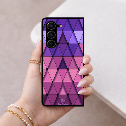 Samsung Galaxy Z Fold 5 5G Cover - ONation Pyramid Series - HQ Premium Shine Durable Shatterproof Case