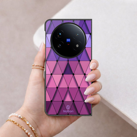 Vivo X Fold 5 Cover - ONation Pyramid Series - HQ Premium Shine Durable Shatterproof Case
