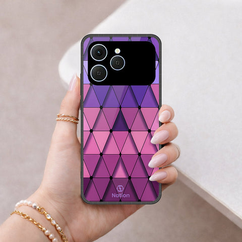 Tecno Spark 40 Cover - ONation Pyramid Series - HQ Premium Shine Durable Shatterproof Case