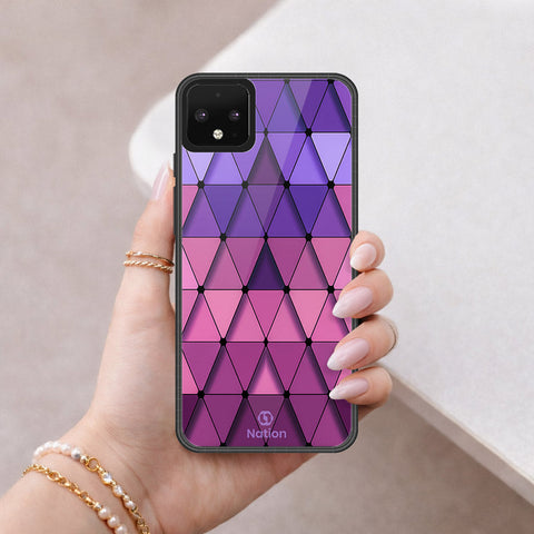 Google Pixel 4 Cover - ONation Pyramid Series - HQ Premium Shine Durable Shatterproof Case