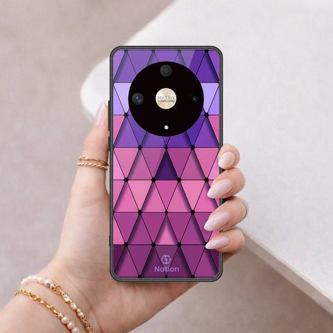 Honor X9a Cover - ONation Pyramid Series - HQ Premium Shine Durable Shatterproof Case