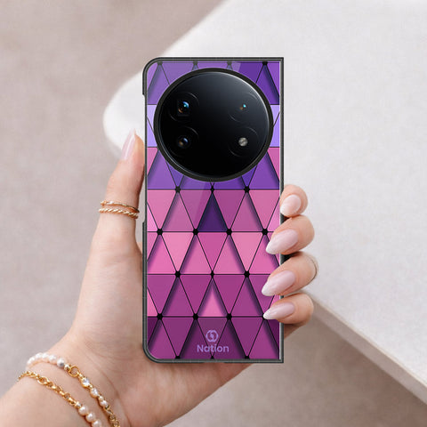 Oppo Find N5 Cover - ONation Pyramid Series - HQ Premium Shine Durable Shatterproof Case