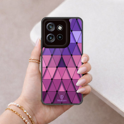 Motorola Edge 50 Neo Cover - ONation Pyramid Series - HQ Premium Shine Durable Shatterproof Case