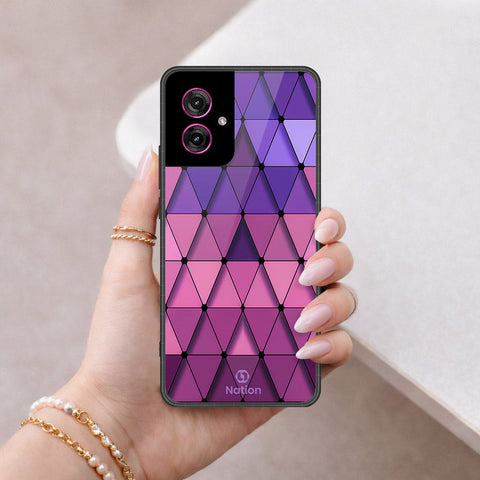 Motorola Moto G55 Cover - ONation Pyramid Series - HQ Premium Shine Durable Shatterproof Case