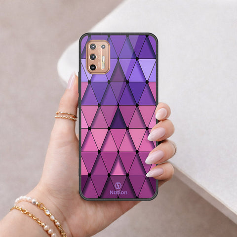 Motorola Moto G9 Plus Cover - ONation Pyramid Series - HQ Premium Shine Durable Shatterproof Case