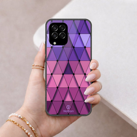 Samsung Galaxy M33 Cover - ONation Pyramid Series - HQ Premium Shine Durable Shatterproof Case