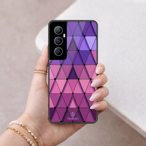 Realme C65 Cover - ONation Pyramid Series - HQ Premium Shine Durable Shatterproof Case