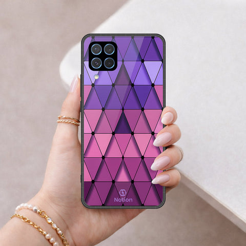 Samsung Galaxy M62 Cover - ONation Pyramid Series - HQ Premium Shine Durable Shatterproof Case