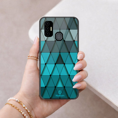 Tecno Spark 7T Cover - ONation Pyramid Series - HQ Premium Shine Durable Shatterproof Case