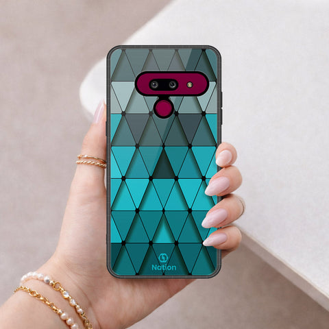 LG G8 ThinQ Cover - ONation Pyramid Series - HQ Premium Shine Durable Shatterproof Case