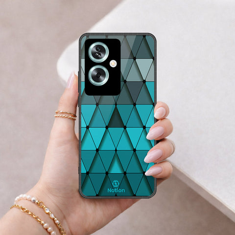 Oppo A79 Cover - ONation Pyramid Series - HQ Premium Shine Durable Shatterproof Case