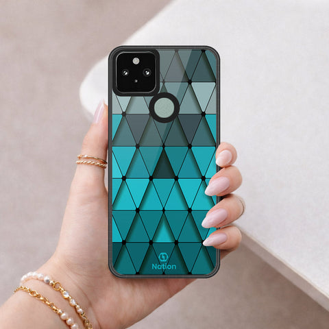 Google Pixel 5 Cover - ONation Pyramid Series - HQ Premium Shine Durable Shatterproof Case