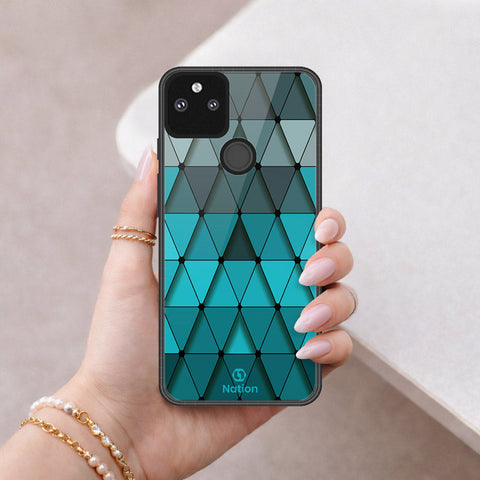 Google Pixel 5a 5G Cover - ONation Pyramid Series - HQ Premium Shine Durable Shatterproof Case