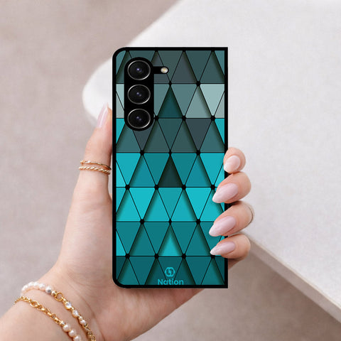 Samsung Galaxy Z Fold 5 5G Cover - ONation Pyramid Series - HQ Premium Shine Durable Shatterproof Case