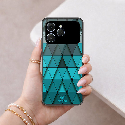 Tecno Spark 40 Cover - ONation Pyramid Series - HQ Premium Shine Durable Shatterproof Case