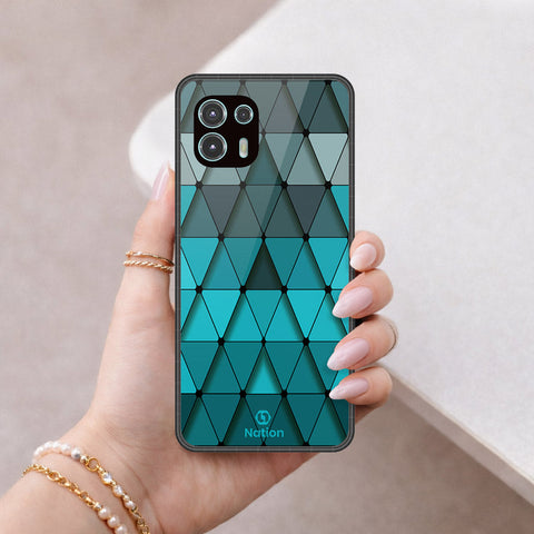 Motorola Edge 20 Lite Cover - ONation Pyramid Series - HQ Premium Shine Durable Shatterproof Case