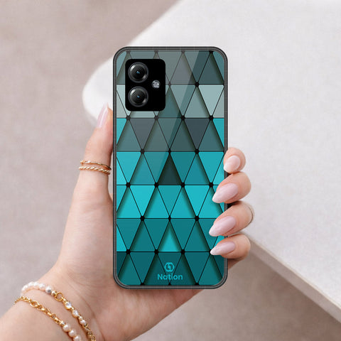 Motorola Moto G14 Cover - ONation Pyramid Series - HQ Premium Shine Durable Shatterproof Case