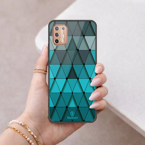 Motorola Moto G9 Plus Cover - ONation Pyramid Series - HQ Premium Shine Durable Shatterproof Case