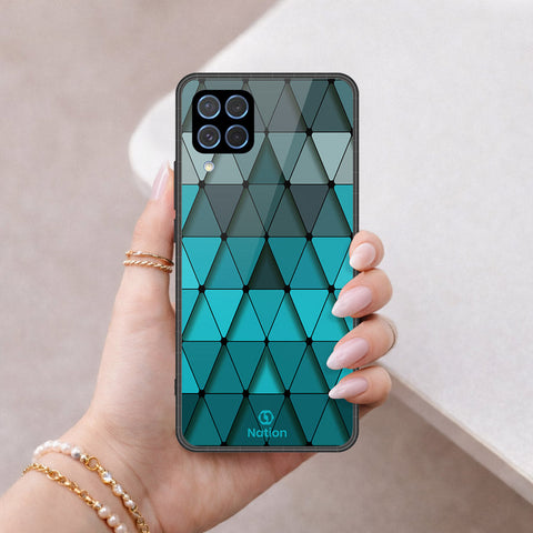 Samsung Galaxy M62 Cover - ONation Pyramid Series - HQ Premium Shine Durable Shatterproof Case