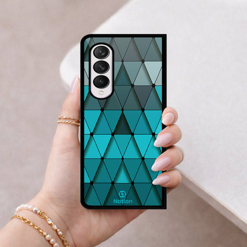 Samsung Galaxy Z Fold 4 5G Cover - ONation Pyramid Series - HQ Premium Shine Durable Shatterproof Case