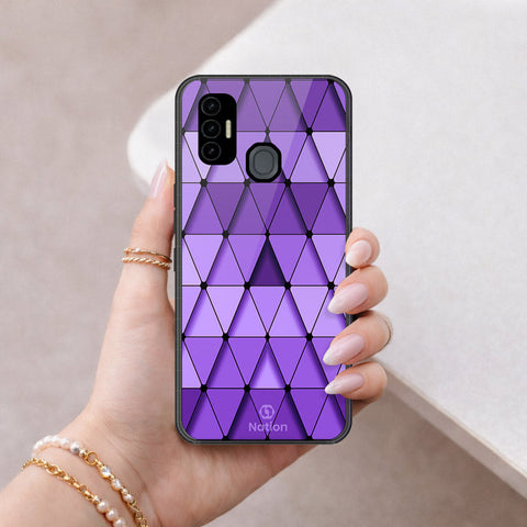 Tecno Spark 7T Cover - ONation Pyramid Series - HQ Premium Shine Durable Shatterproof Case