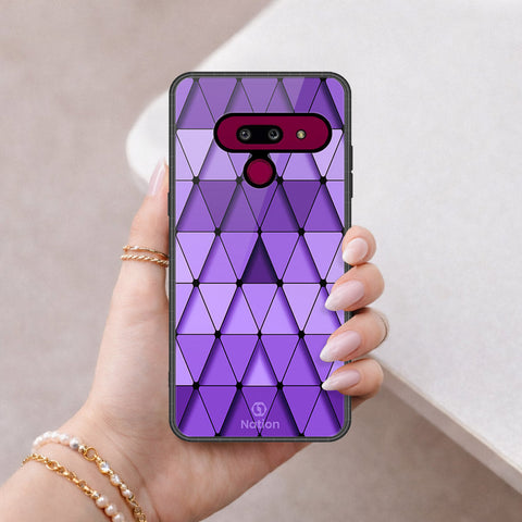 LG G8 ThinQ Cover - ONation Pyramid Series - HQ Premium Shine Durable Shatterproof Case