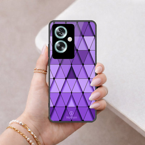 Oppo A79 Cover - ONation Pyramid Series - HQ Premium Shine Durable Shatterproof Case