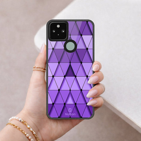 Google Pixel 5 Cover - ONation Pyramid Series - HQ Premium Shine Durable Shatterproof Case