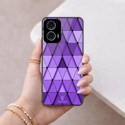 Motorola Moto G24 Power Cover - ONation Pyramid Series - HQ Premium Shine Durable Shatterproof Case