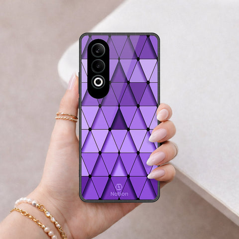 Oppo K12 Cover - ONation Pyramid Series - HQ Premium Shine Durable Shatterproof Case