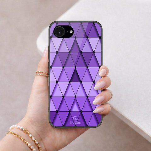 iPhone 18e Cover - ONation Pyramid Series - HQ Ultra Shine Premium Infinity Glass Soft Silicon Borders Case