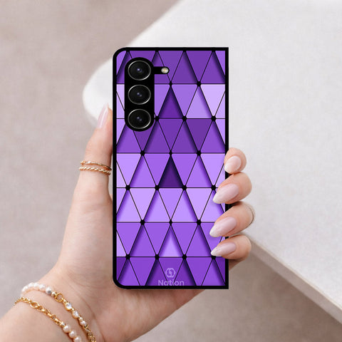 Samsung Galaxy Z Fold 5 5G Cover - ONation Pyramid Series - HQ Premium Shine Durable Shatterproof Case