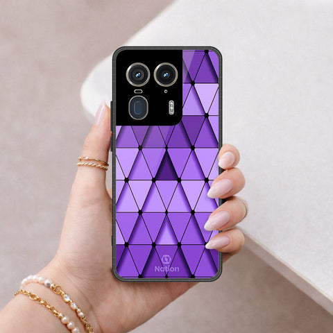Motorola Edge 50 Ultra Cover - ONation Pyramid Series - HQ Premium Shine Durable Shatterproof Case