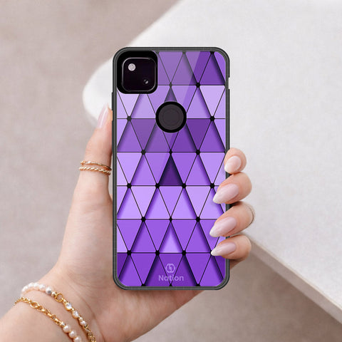 Google Pixel 4a 4G Cover - ONation Pyramid Series - HQ Premium Shine Durable Shatterproof Case