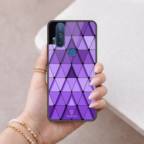 Motorola One Hyper Cover - ONation Pyramid Series - HQ Premium Shine Durable Shatterproof Case