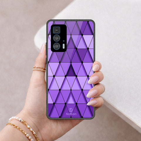 Motorola Edge 20 Pro Cover - ONation Pyramid Series - HQ Premium Shine Durable Shatterproof Case
