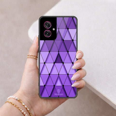 Motorola Moto G55 Cover - ONation Pyramid Series - HQ Premium Shine Durable Shatterproof Case