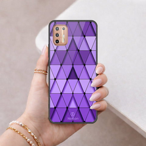 Motorola Moto G9 Plus Cover - ONation Pyramid Series - HQ Premium Shine Durable Shatterproof Case