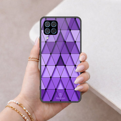 Samsung Galaxy M62 Cover - ONation Pyramid Series - HQ Premium Shine Durable Shatterproof Case