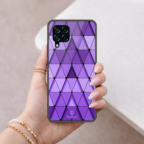 Samsung Galaxy M53 Cover - ONation Pyramid Series - HQ Premium Shine Durable Shatterproof Case
