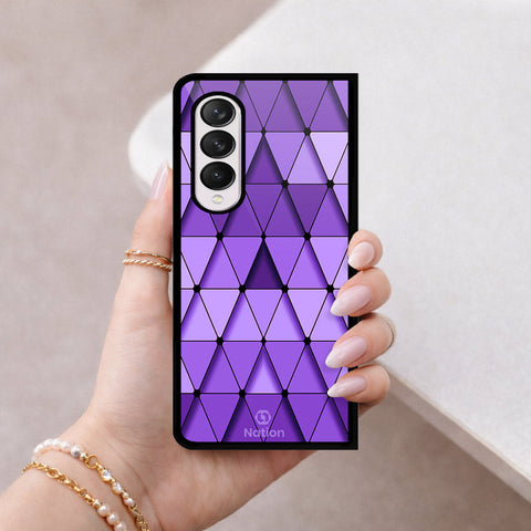 Samsung Galaxy Z Fold 4 5G Cover - ONation Pyramid Series - HQ Premium Shine Durable Shatterproof Case