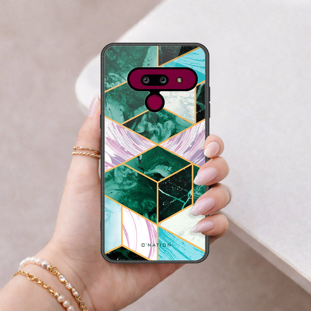 LG G8 ThinQ Cover - O'Nation Shades of Marble Series - HQ Premium Shine Durable Shatterproof Case