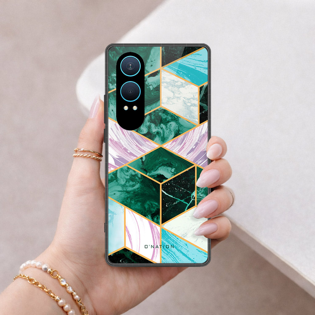 OnePlus Nord CE 4 Lite Cover - O'Nation Shades of Marble Series - HQ Premium Shine Durable Shatterproof Case